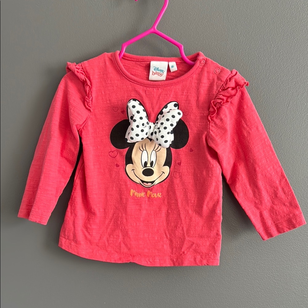 Disney Minnie Mouse Pink Kids Top